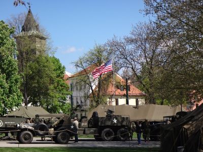 Camp v plzeňských Křižíkových sadech.
