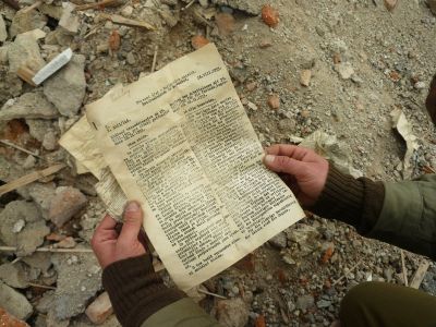a opět nalézá! Historické dokumenty z roku 1933!